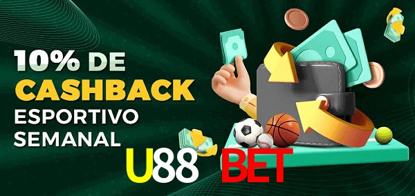 10% de bônus de cashback na U88 Bet